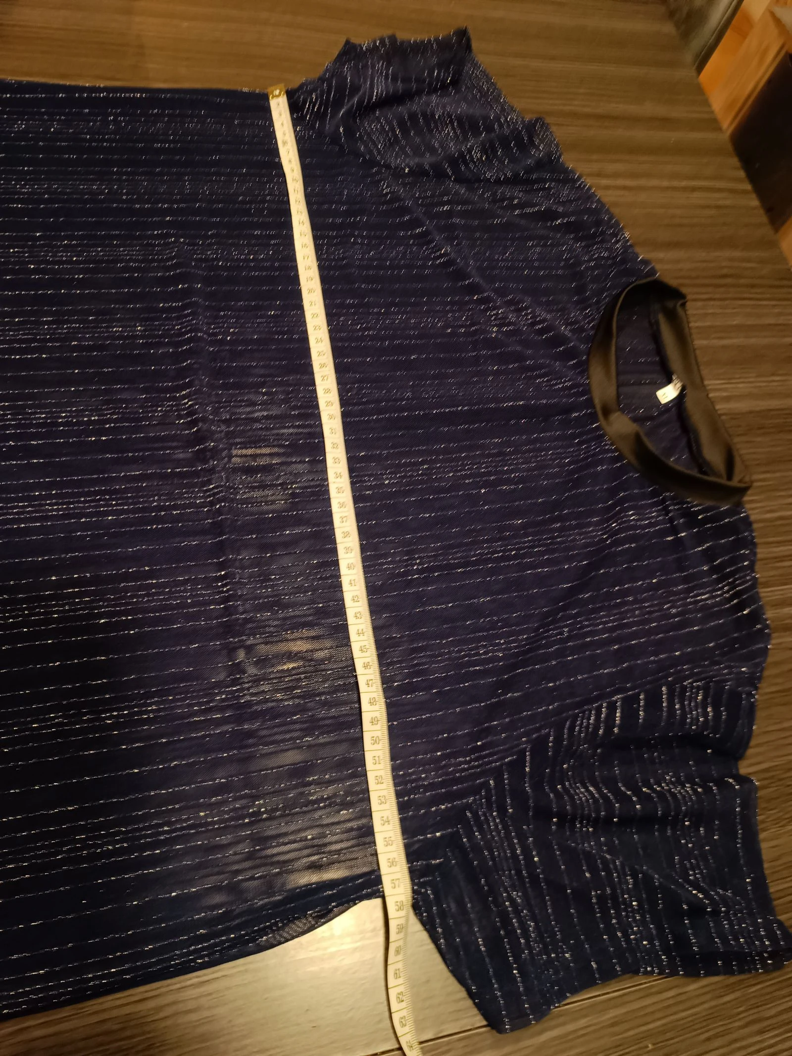 Herentransparant blauw T-shirt – photo 9